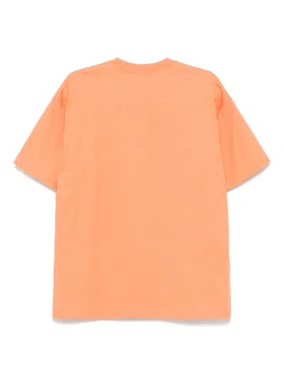 Chocoolate Logo-print T-shirt In Orange
