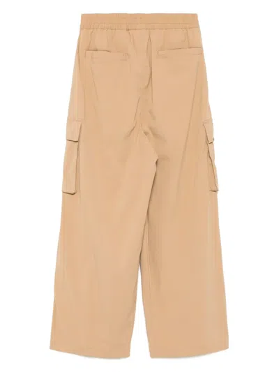 Chocoolate Wide-leg Cargo Pants In Neutrals