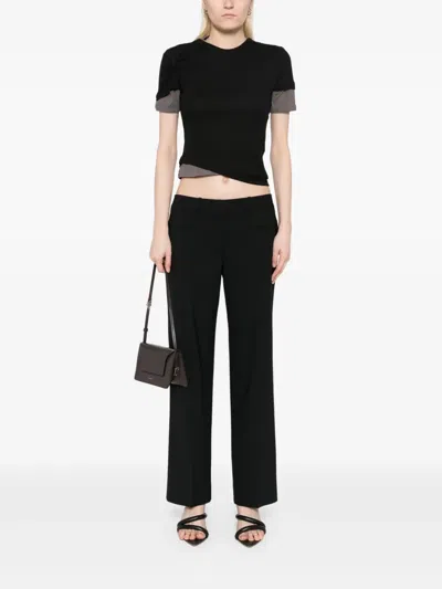 Christopher Esber Double Fly Trousers In Black
