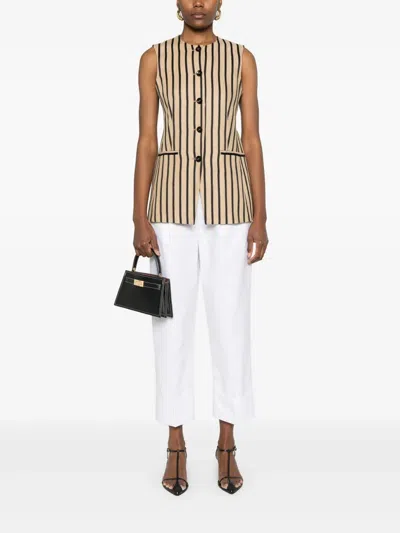 Ralph Lauren Belt Loops Slacks In White