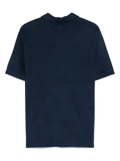 Mc2 Saint Barth Cotton Elastane Charles T-shirt In Blue