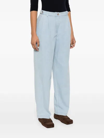 Apc A.p.c. Pants In Blue