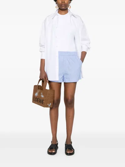 Modes Garments Long-sleeve Cotton Blouse In White