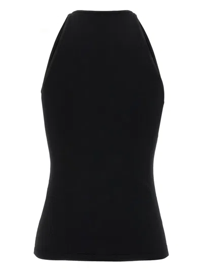 Max Mara '1234 Armida' V-neck Top In Black