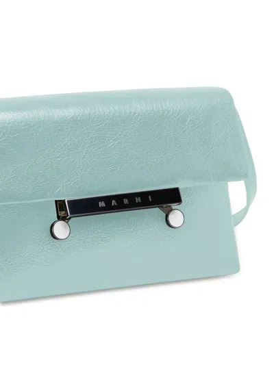 Marni Small Envelope Shoulder Bag In Blue