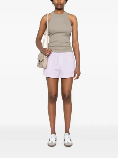 Modes Garments Ribbed Tank Top In Neutral