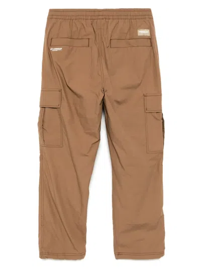 Chocoolate Drawstring Cargo Trousers In Brown