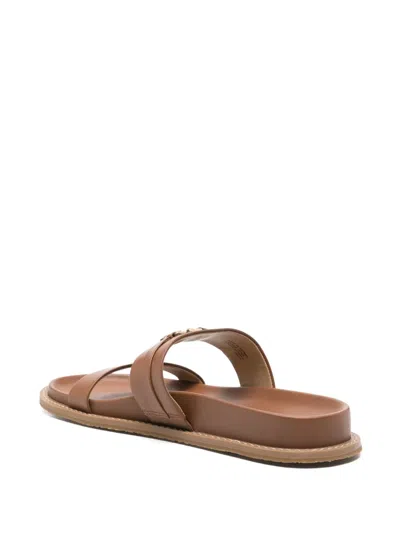 Michael Kors Mandy Flats In Brown