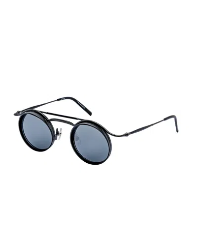 Matsuda Round Sunglasses In Gray
