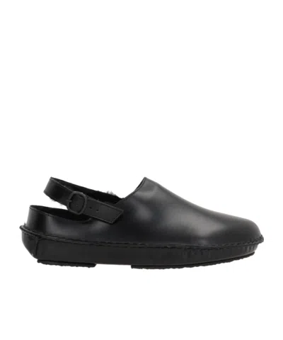 Hereu Cargol Genuine Shearling Lined Clog In Black
