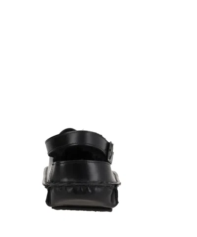 Hereu Cargol Genuine Shearling Lined Clog In Black