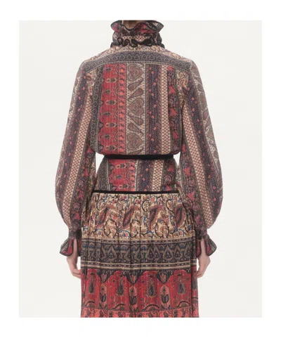 Valentino Paisley Print Shirt In Multicolor.