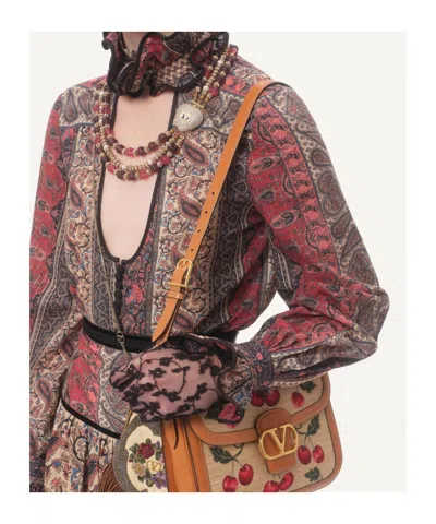 Valentino Paisley Print Shirt In Multicolor.