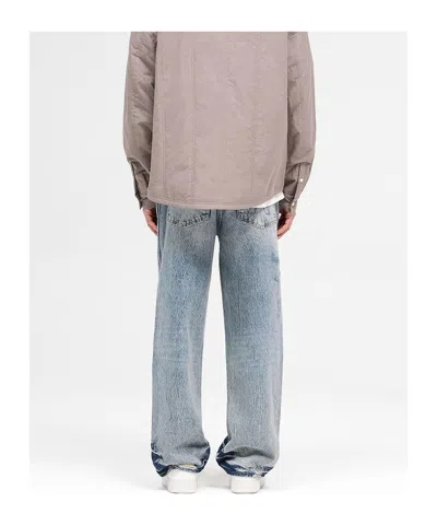 Represent R3 Distressed Jeans In Gray