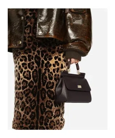 Dolce & Gabbana Medium Sicily Handbag In Must Color In Black