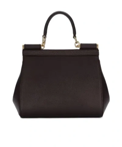 Dolce & Gabbana Medium Sicily Handbag In Must Color In Black