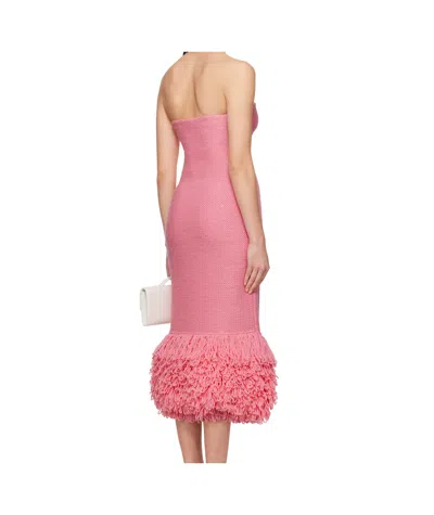 Gabriela Hearst Pink Corus Midi Dress In Pink