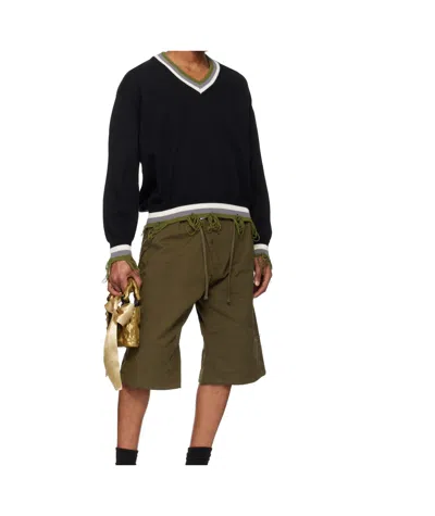 Ottolinger Black Oversized Sweater In Black