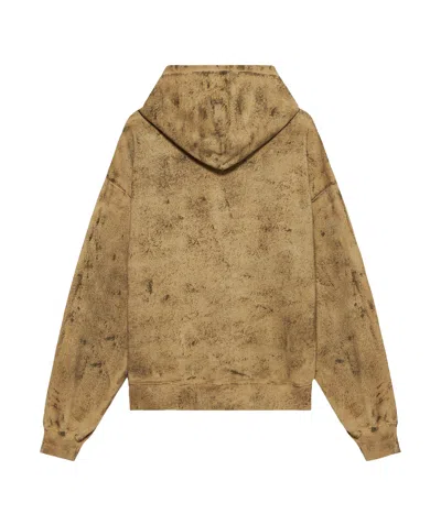 1989 Studio Brushed Cotton Hoodie With Embossed Logo In Neutral