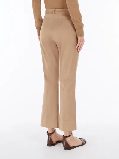 Max Mara Felice Trousers Belt Loops In Colonial