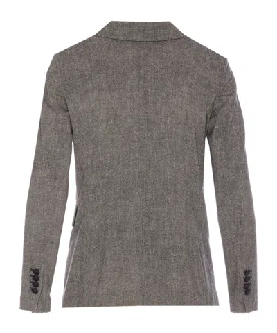 Circolo 1901 Double Breasted Buttons Closure Jacket In Gray
