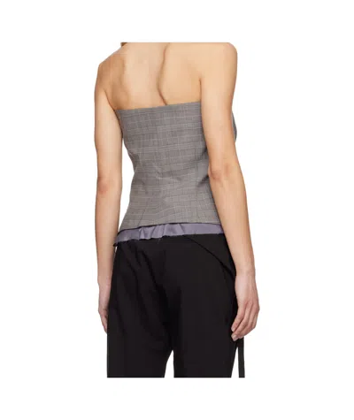 Ottolinger Wool Blend Corset In Grey