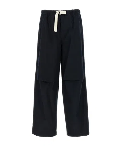 Jil Sander Trousers Cargo Adjustable Cuffs In Black