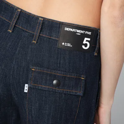 Department Five Straight-leg Mouning Dark Blue Jeans In Dark Blue
