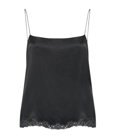 The Row Kilari Black Lingerie Top In Black