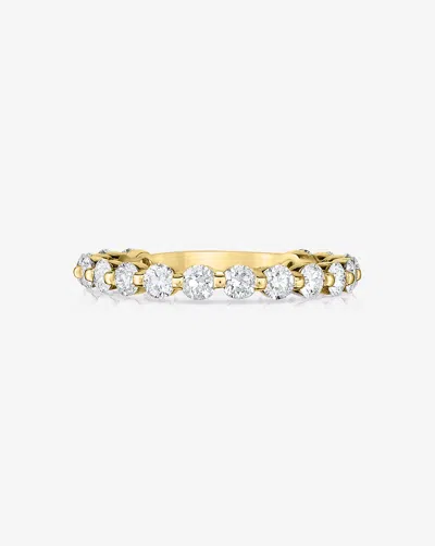 Ring Concierge Single Prong 3/4 Diamond Band In Gold