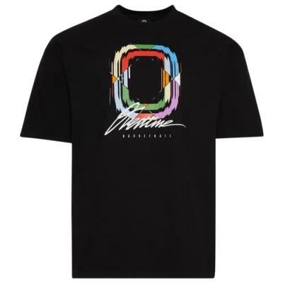 Overtime Mens  Script T-shirt In Black/multi