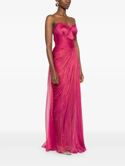Iris Serban Ines Maxi Dress In Pink