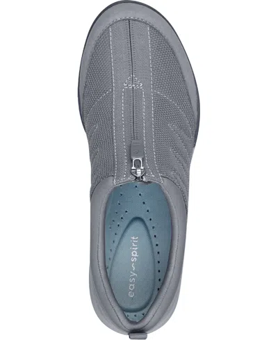 Easy Spirit Women's Bestrong Zip-up Walking Sneakers In Slate Gray