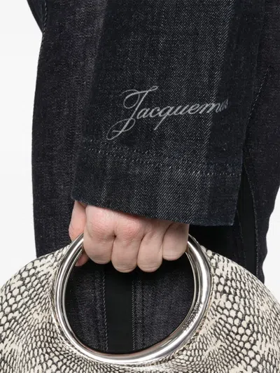 Jacquemus Marino Denim Jacket In Blue