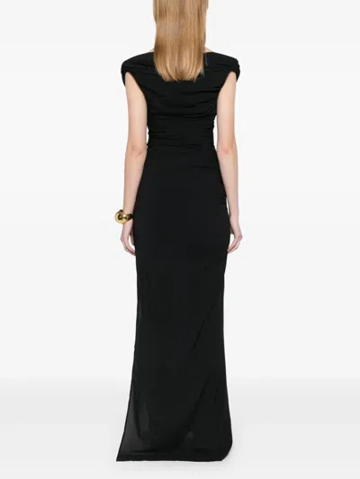 Jacquemus La Robe Rita Longue Gown In Black