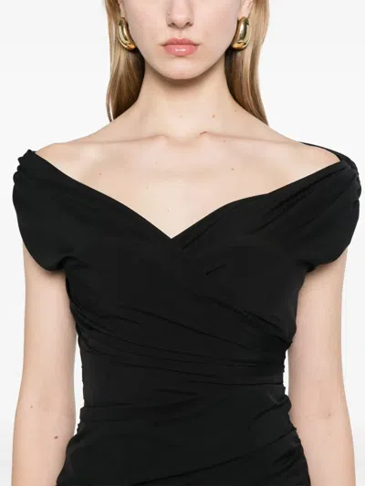 Jacquemus La Robe Rita Longue Gown In Black