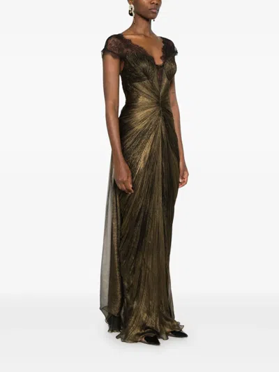 Iris Serban Cindy Maxi Dress In Brown