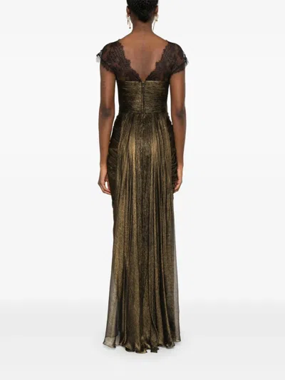 Iris Serban Cindy Maxi Dress In Brown