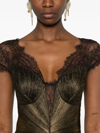 Iris Serban Cindy Maxi Dress In Brown