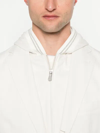 Eleventy Layered-effect Blazer In Neutrals