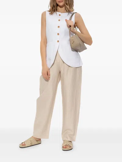 Posse Emma Vest Ivory In White