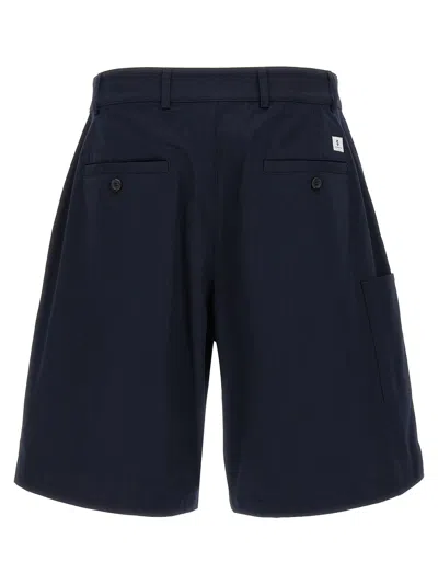 Department Five Department 5 Cotton Bermuda Shorts In Blue