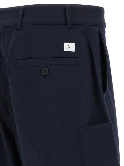 Department Five Department 5 Cotton Bermuda Shorts In Blue