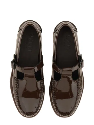 Hereu Alber Moccasin T-bar In Brown