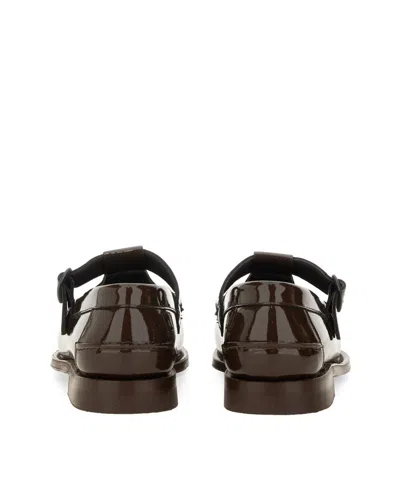 Hereu Alber Moccasin T-bar In Brown