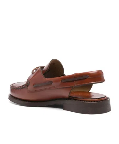 Hereu Women's Saler Slingback Loafer In Brown