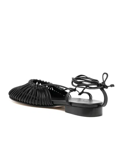 Hereu Women Mantera Leather Ballets In Animal Print