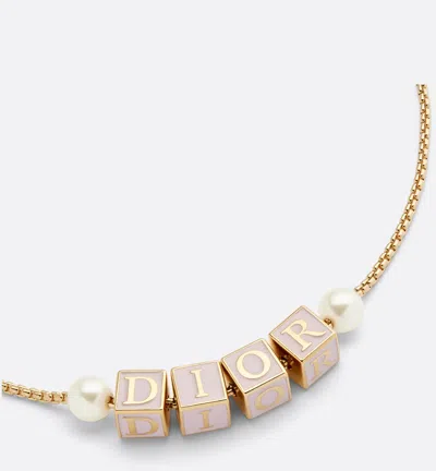 Dior D-dice Necklace In Yellow