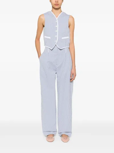 Bode Murray Trousers In Blue