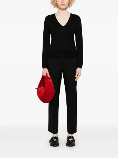 Max Mara Borel Top In Black